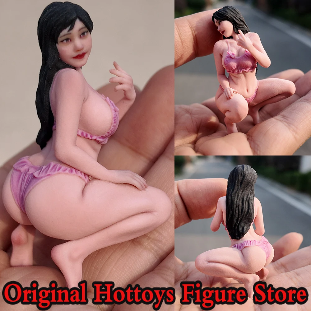 

In Stock 1/16 Scale Women Soldier Long Hair Beauty Mini Realistic Sculpture Full Set About 6.4cm Action Figure Model Gifts