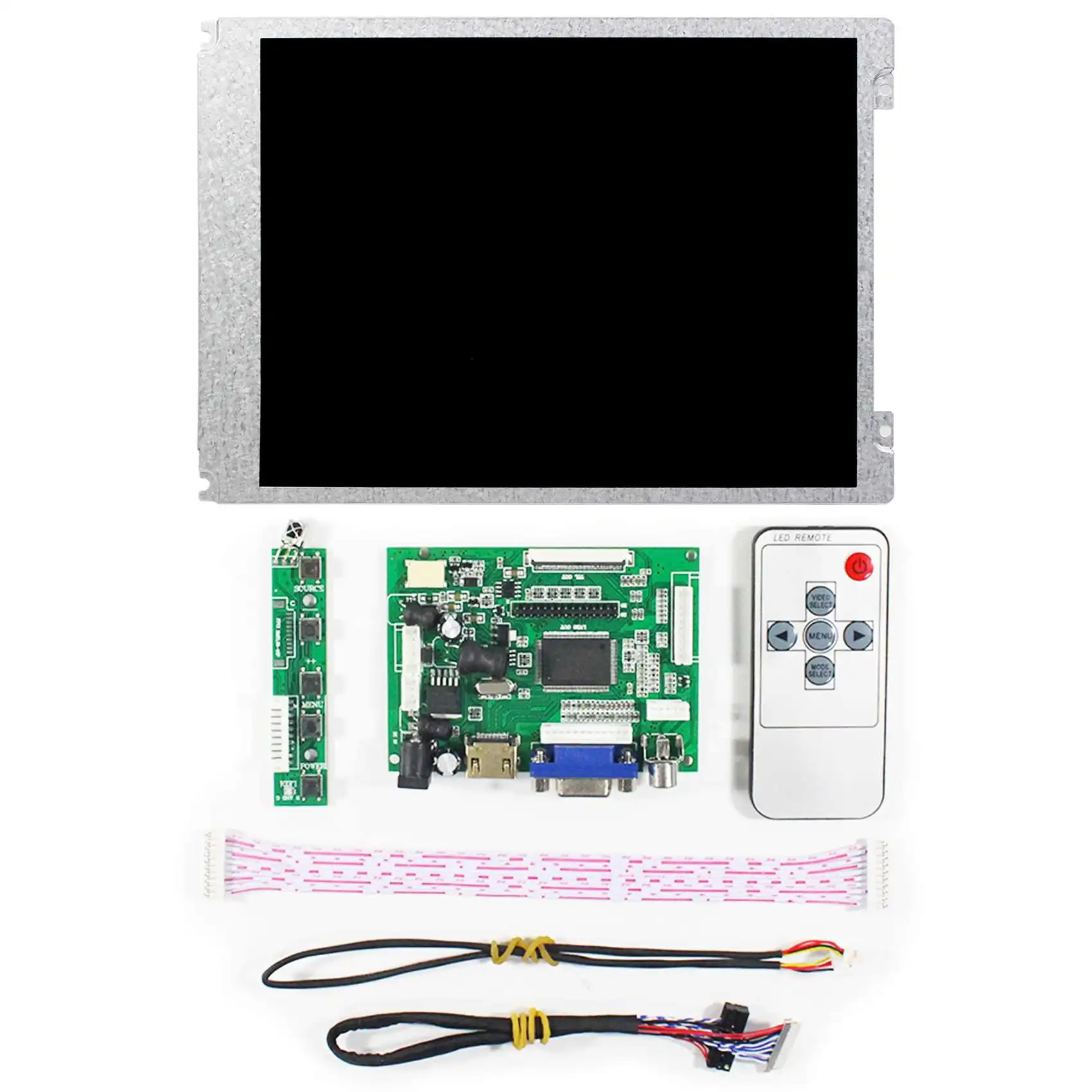 8.4inch M084GNS1 R1 800X600 LCD Screen for Industrial PC with HD-MI LCD Controller Board Work with Raspberry pi