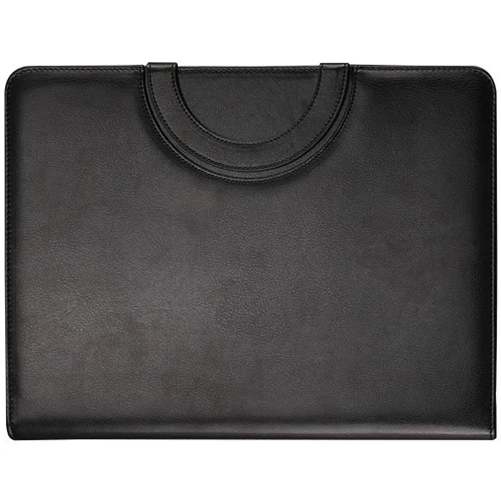 Business Portfolio Case Executive Padfolio Zipper Document Organizer Compact Lightweight Conference Folder Office