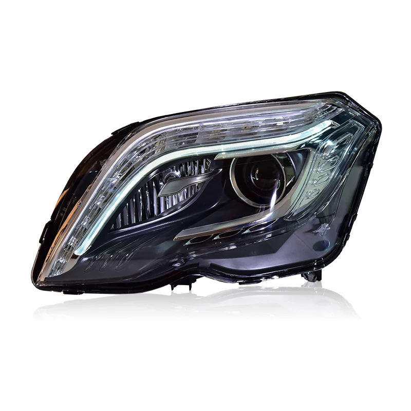 Dedicated to Mercedes-Benz GLK headlight assembly 13-15 low-end modified high-end LED headlights daytime LED turn signals