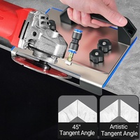 Angle Grinder Stand for Tile 45°Chamfer Cutting,Angle Grinding Fixed Holder,Ceramic Tile Chamfer Bracket,Stainless Steel Beveler