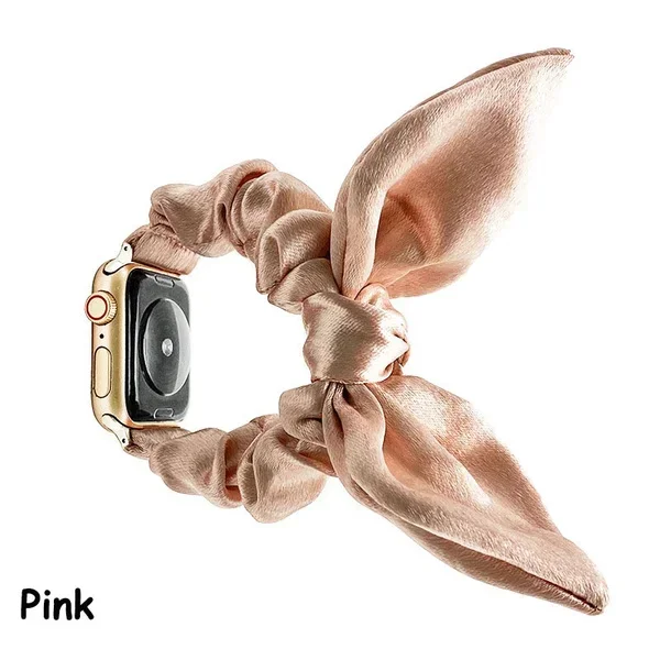 Strap for apple watch 9 8 7 6 SE 5 4 band strap Elastic Fashion Bracelet for Women Wristband apple watch series 1 2 3 38MM 42mm