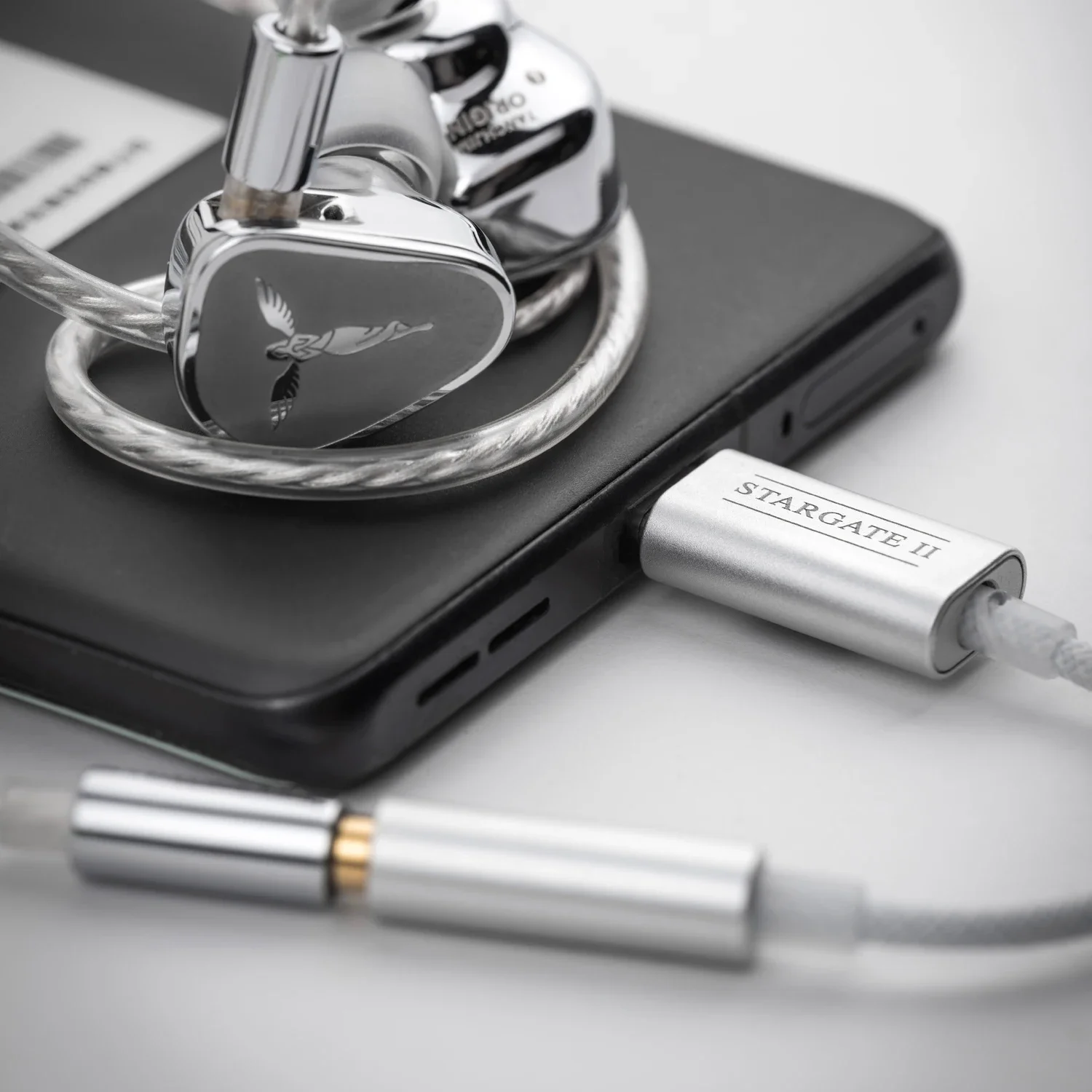 TANCHJIM Stargate II Adaptador amplificador de auriculares DAC portátil Dongle tipo c a 3,5 mm compatible con micrófono CS43131 chip PCM384 DSD256