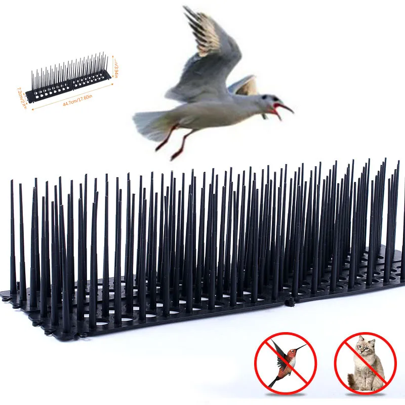 

1Pcs 180-Degree Bendable Plastic Fence Wall Spikes For Effectively Prevent Cats And Birds From Climbing Or Staying On The Roof