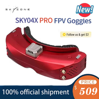 SKYZONE SKY04X PRO FPV Goggles OLED 5.8G 48CH Steadyview Receiver 1920X1080 HD DVR Head Tracker for RC Airplane Racing Drone