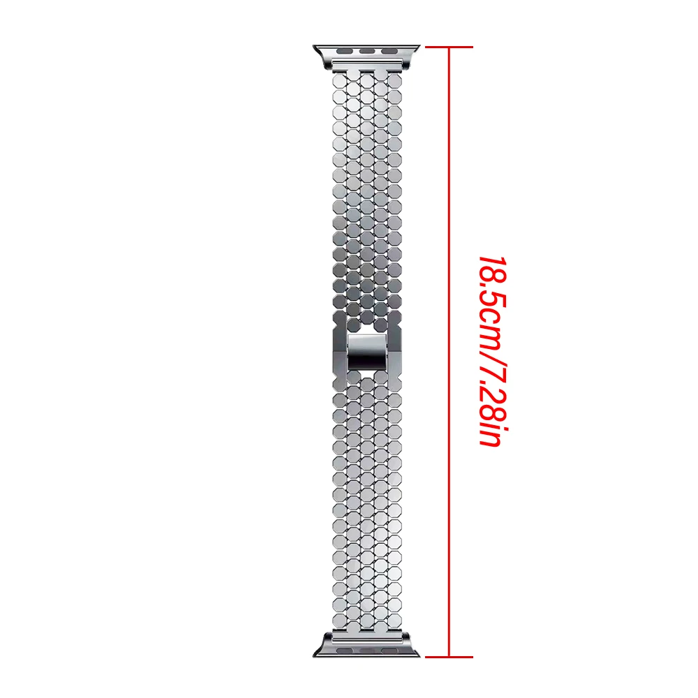 Women Strap for Apple Watch 10 42mm 49mm Band for iWatch Series 9 8 7 6 5 4 Se 41mm 40mm 38mm 44mm 45mm Stainless Steel Bracelet