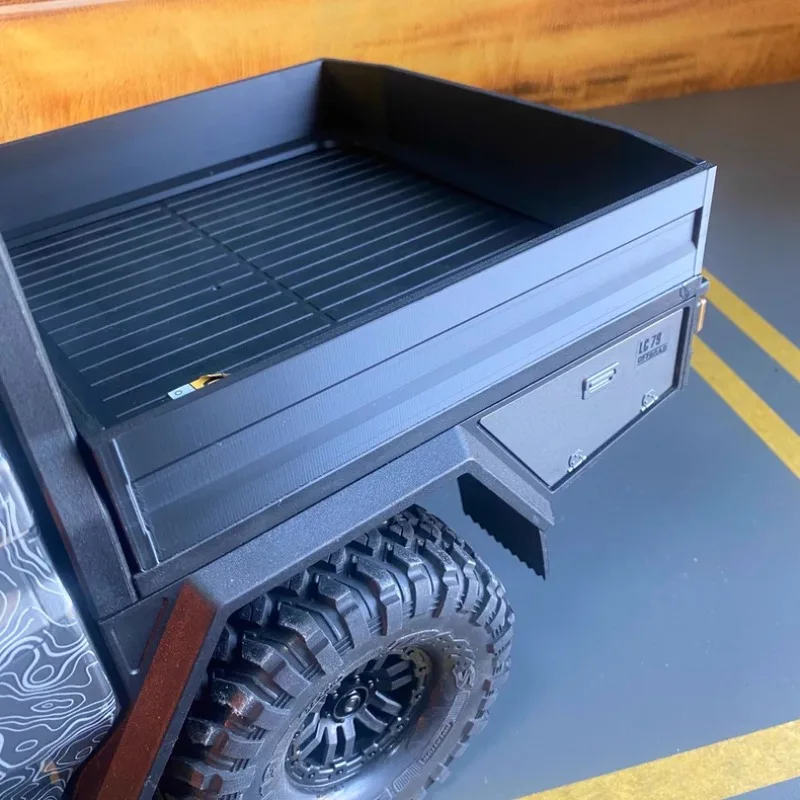 

Realistic Pickup Truck Bed for RGT EX86160 1:10 LC79 RC Crawler , Direct Fit Upgrade Cargo Bed for RC Rock Crawler