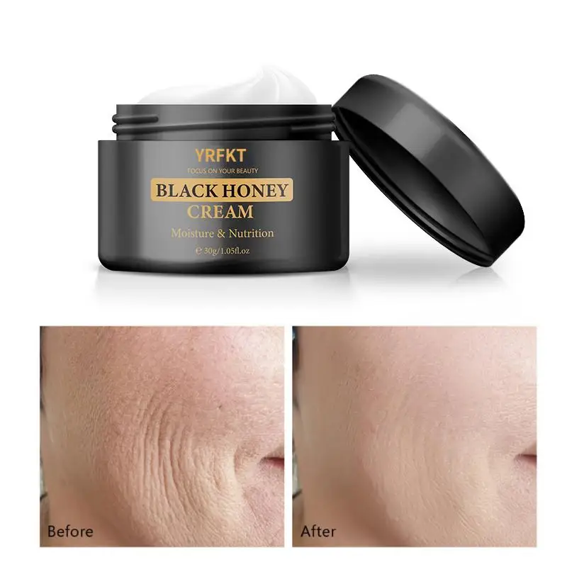 

Woman Face Skin Care Black Honey Moisturizing Whitening Firming Anti-Wrinkle Cream