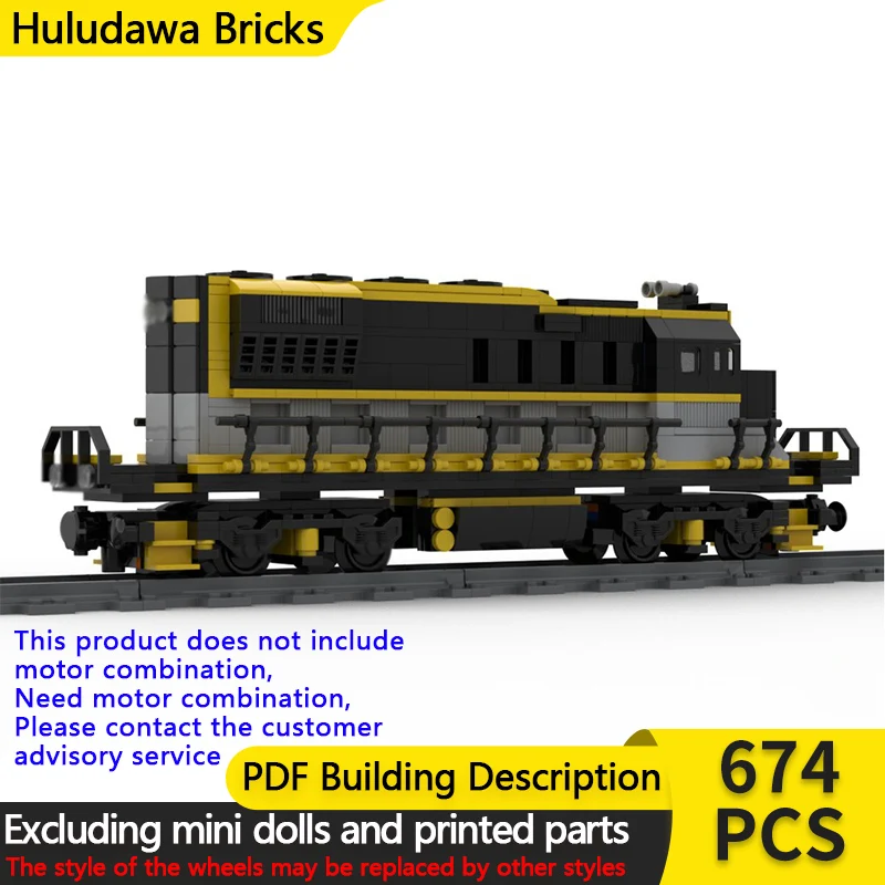 

Модель городской автомобиль MOC, строительные кирпичи, высокоскоростной железнодорожный поезд, двигатель, модульная технология, детские праздничные подарки, сборные игрушки, костюм