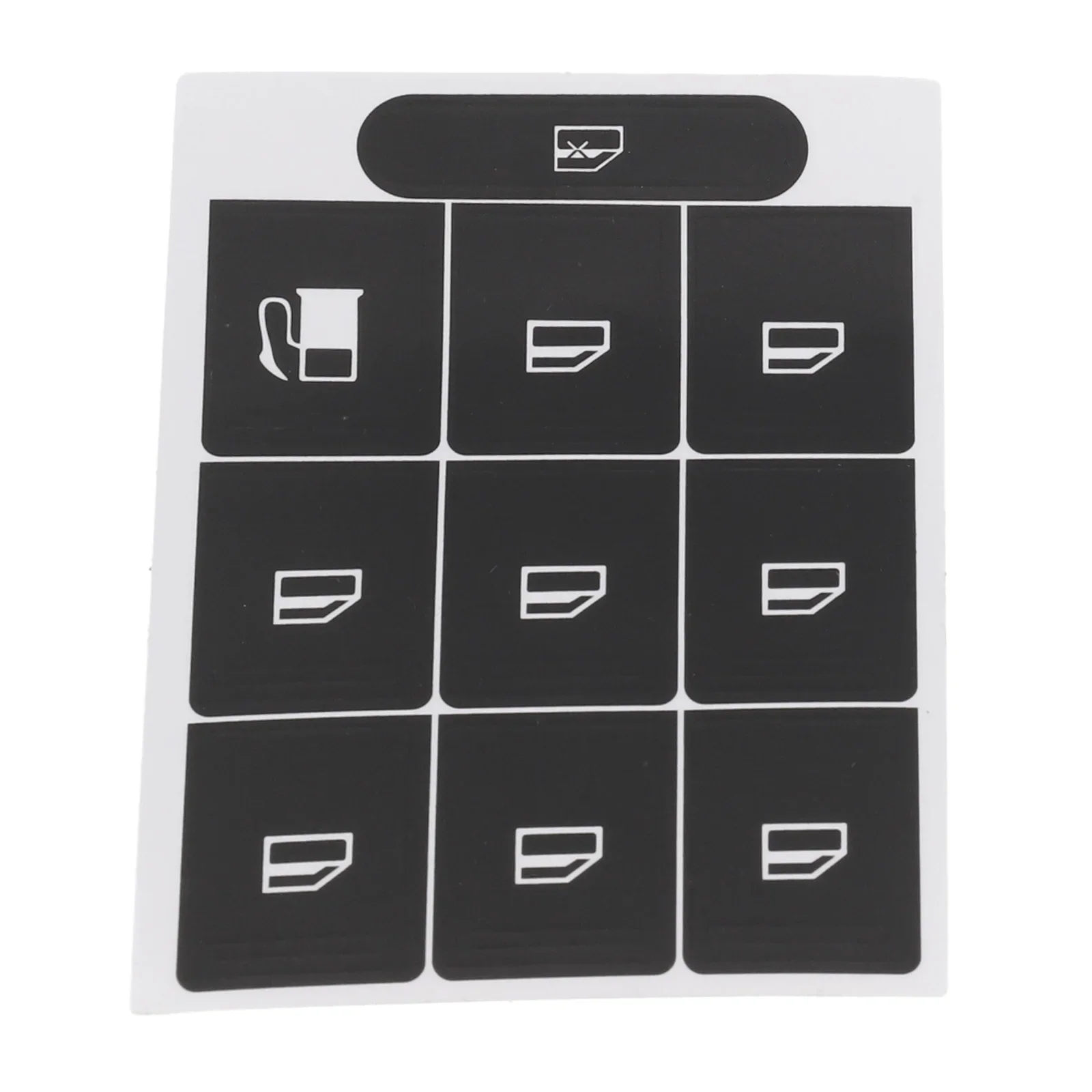 

For Golf Car Button Repair Decal Sticker High Grade Vinyl For GOLF MK5 For PASSAT B6 Button Repair Decal Sticker
