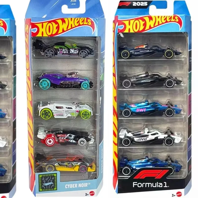 Hot Wheels Formula 1 JLN11 5 Packs 1/64 Scale Diecast Racing Car Alloy Vehicle Fine Workmanship Premium Collectible Model Gift view 4