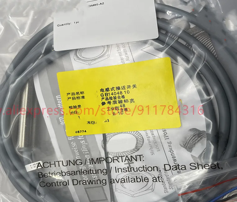 

3pcs New High quality Proximity switch Pepperl+Fuchs NBB2-12GM40-E2 NBB2-12GM40-E0 NBB2-12GM40-Z0 NBB4-12GM40-E0 NBB4-12GM40-E2