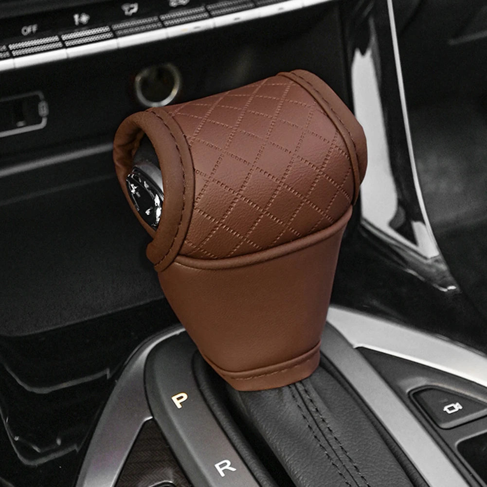 1 Pc Gear Shift Cover Shift Cover Gear Handle Decoration Fits Manual Automatic Universal Car Shift Lever Interior Decor