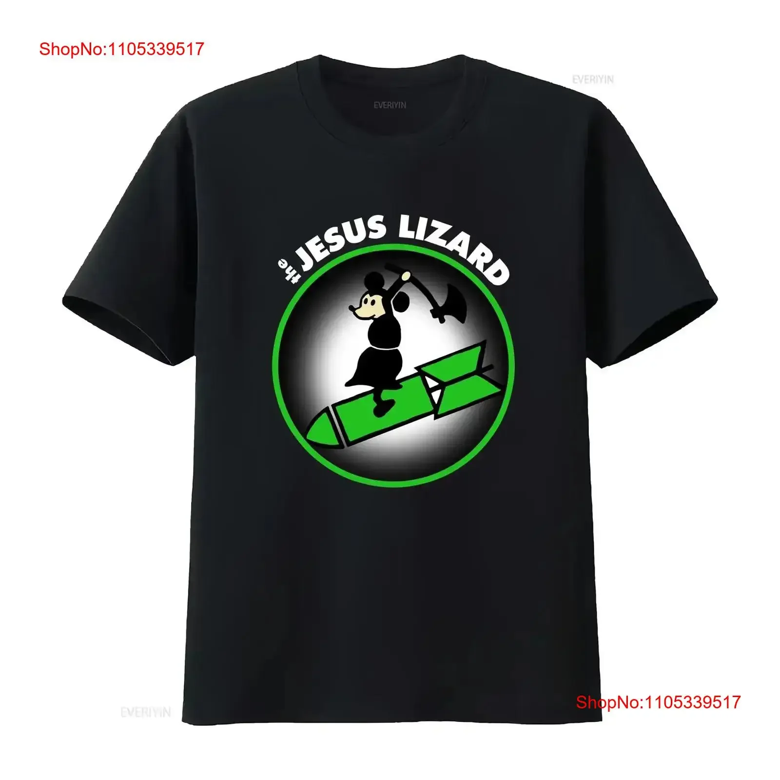 Jesus Lizard Mouthbreather Mouse T Shirt vintage Washed Top For Everyday Wear Stylish Comfortable vintage Washed Breathable