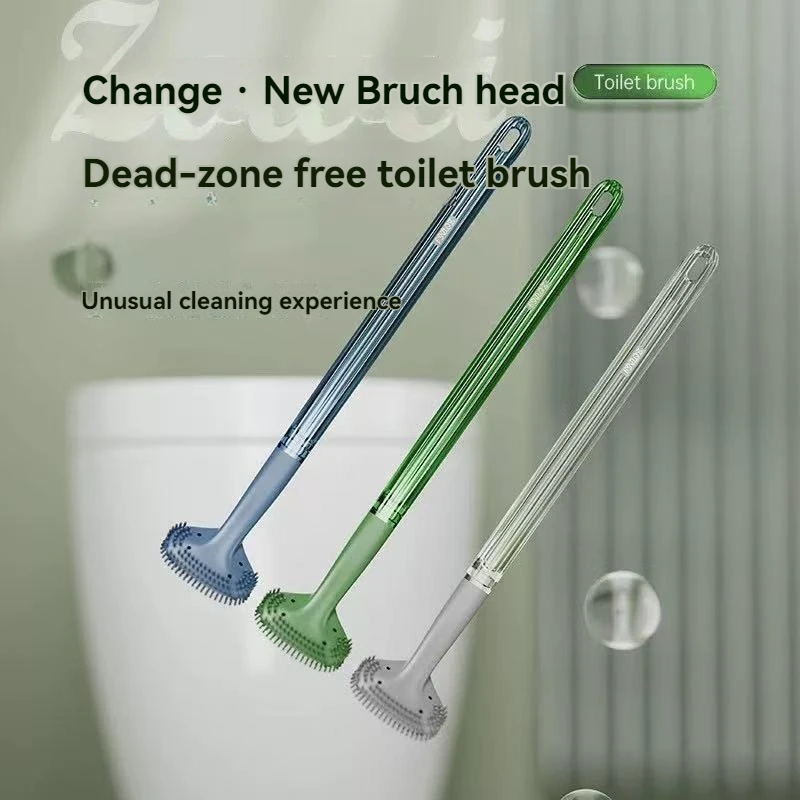 

1 шт. Щетка для унитаза Креативная хрустальная щетка для унитаза Бытовой туалет Унитаз без мертвого угла Щетка для чистки Туалетная щетка Мягкая щетка Si