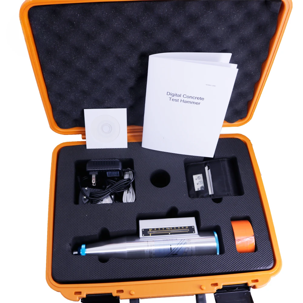 Voz Digital integrada concreto teste martelo, HT225-V, IR Printer Range, 10-60Mpa