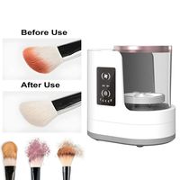 3 in 1 Electric Makeup Brush Cleaner Automatic Ultraviolet Disinfection Cleaning Brush Washer Rotary Visible
