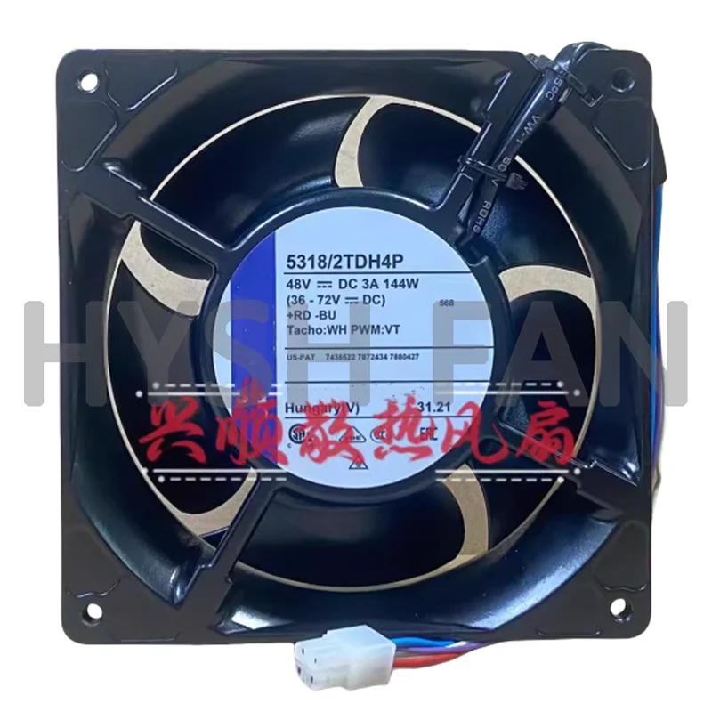 

New Original 5318/2TDH4P 48V 3A 144W Large Air Volume Aluminum Frame Cooling Fan