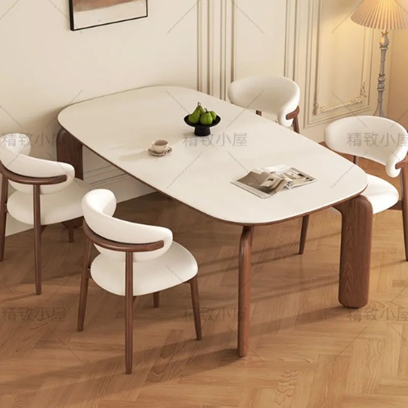 Save Space Large Size Dining Table Room Decor Vintage Professional Dining Table Reception Juegos De Comedor Home Decoration