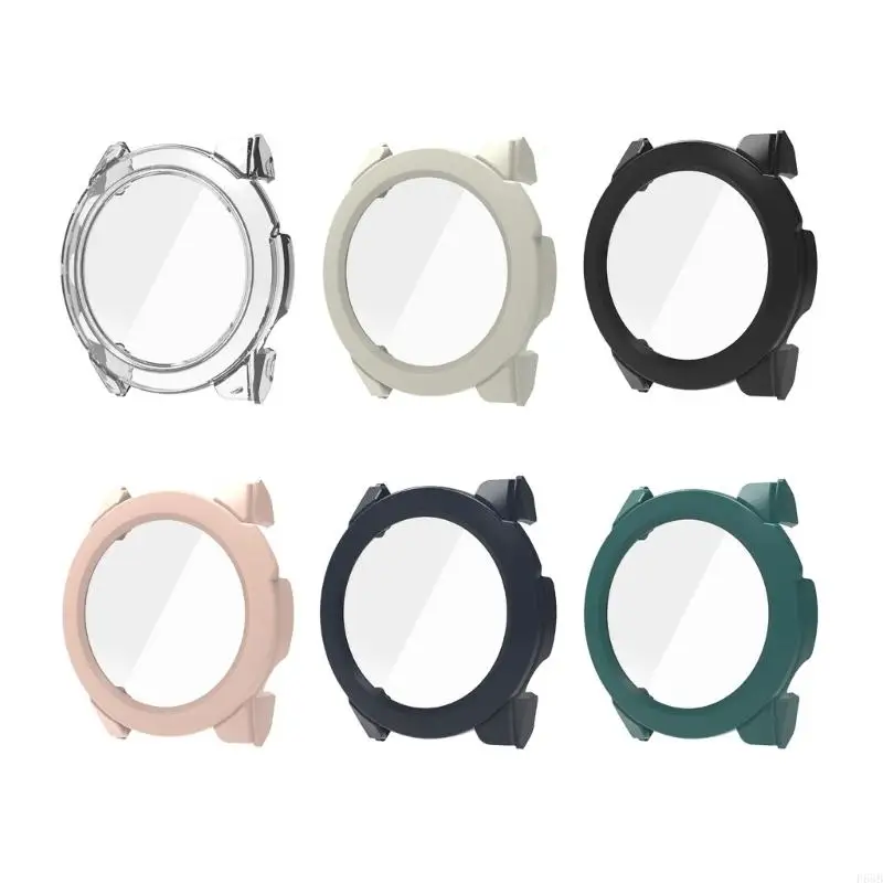 

F68B Точная защитная пленка для экрана с полным покрытием Чехол ПК Стеклянная пленка + корпус для 47 мм