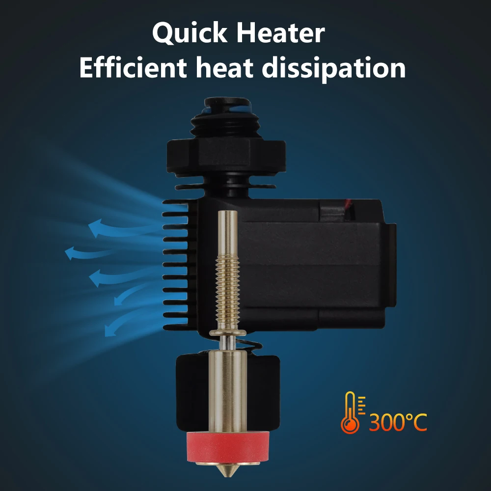 For E3D Revo Hotend Extruder 0.25mm 0.4mm 0.6mm 0.8mm Printer All-in-one Nozzles Heatbreak BrassTitanium Nozzle