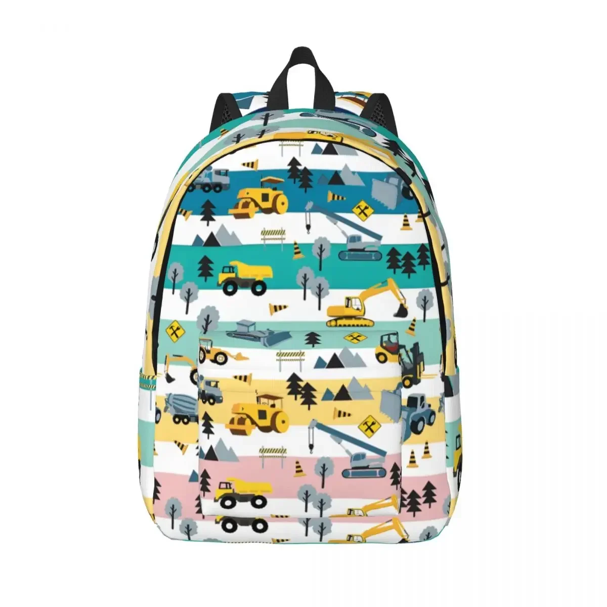 

Синий рюкзак T-Tayo The Little Bus Excavator для мальчиков в стиле Харадзюку, уличный подарок, моющаяся школьная сумка в стиле ретро