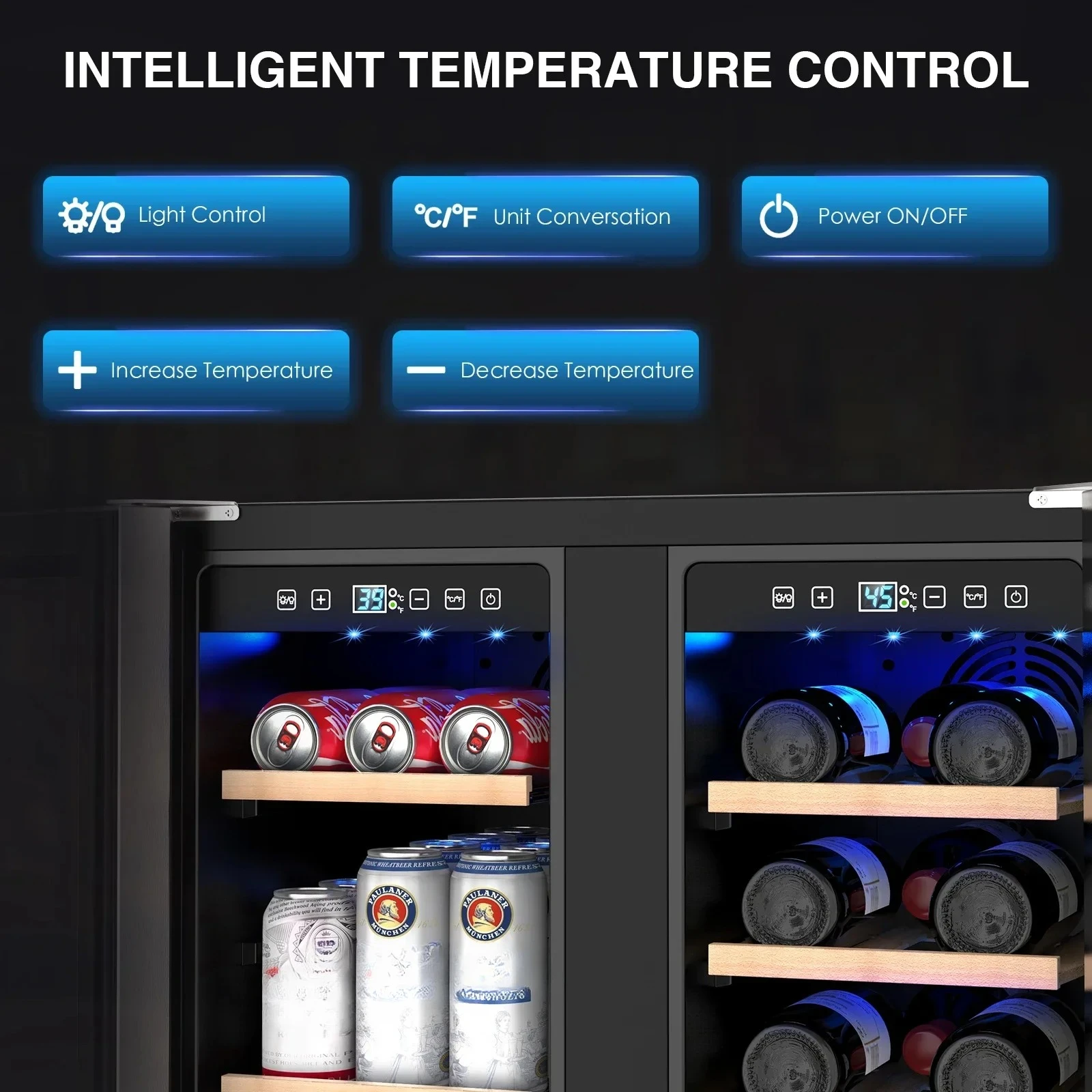 Wein- und Getränkekühlschrank, – Wine And Beer Undercounter Fridge Bewertung und Preis