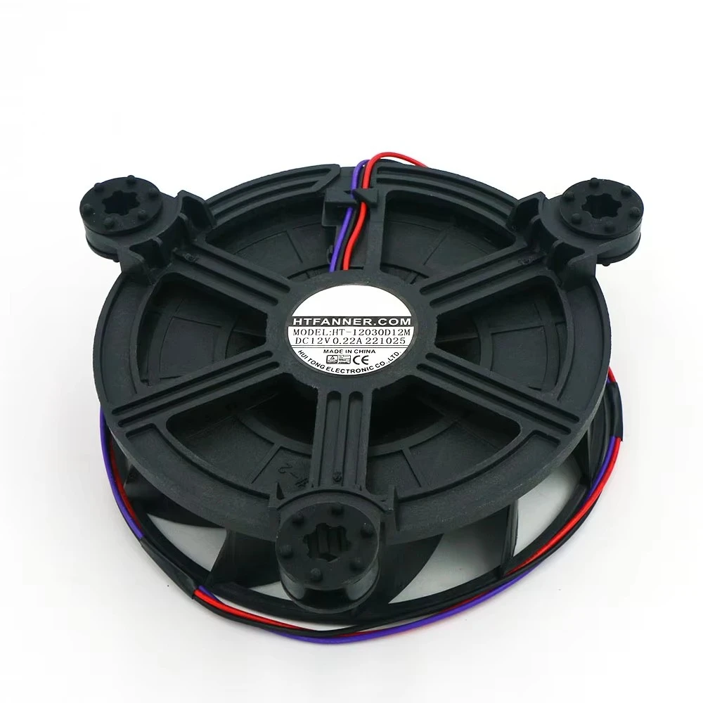 Motor Fan 12.5cm Refrigeration Fan 12V DC 0.22A HT-12030D12M for BCD-286WGY 185WY B2067-001-1099 Refrigerator Cooling Fans