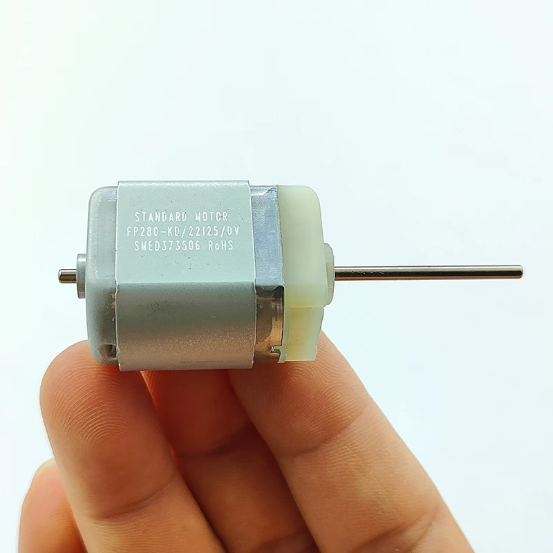 12V DC Motor 24mm Mini 12800RPM Long Reverse Shaft for Car Door Lock Rearview Mirror Repair​