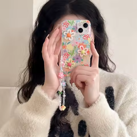 Bracelet Chain Lanyard Case For Samsung Galaxy S22 S23 S24 Ultra S21 Plus S20 S23 FE S21 FE S10 A53 A33 Note 20 10 Lite Tpu Cove