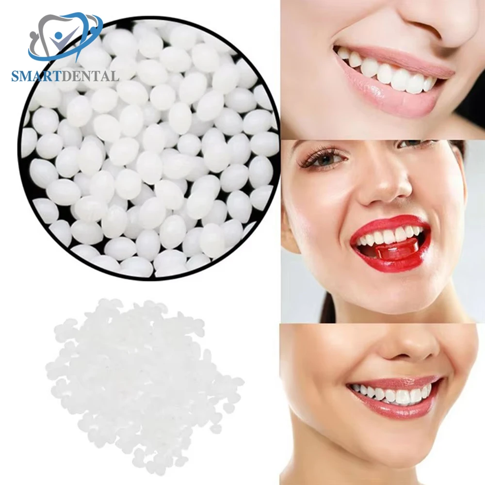 10g/Bag Tooth Repair Kit-Thermal Beads for Filling Fix The Missing and Broken Tooth or Adhesive The Denture Fake Teeth