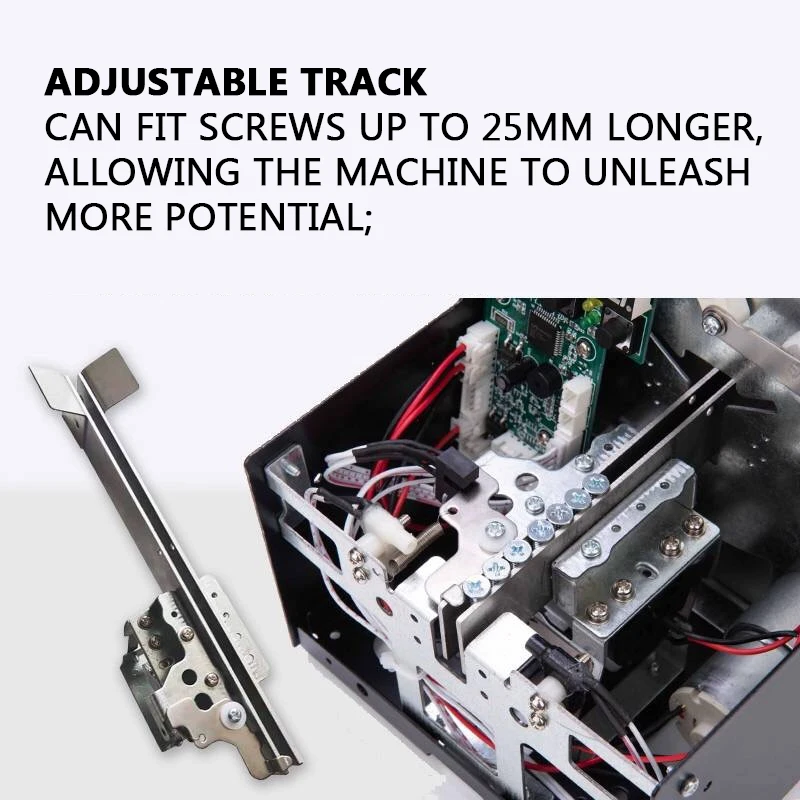 0728 09816 Fully Automatic Digital Display Counting Adjustable Track Lengthened Screw Arrangement Machine Feeder