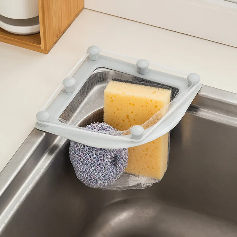 

Kitchen Sink Filter Rack Upgraded Strainer Food Residue Stand Waste Garbage Net Shelf Anti-Clogging Disposable Thicken Mesh Bag