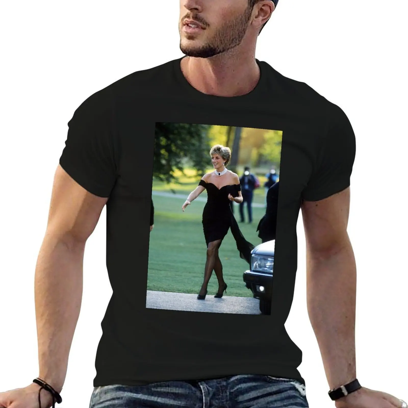 Diana, Princess of Wales, Revenge Dress T-Shirt Casual All Match Tee Shirt for Men