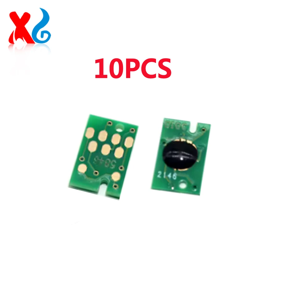 

10 шт. чипов T5846 для сброса картриджей Epson PictureMate PM225 PM300 PM200 PM240 PM260 PM280 PM290, совместимые одноразовые чипы
