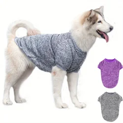 1pc Large Dog Sweaters for Winter Dog Classic Knitwear Sweater Soft Thickening Warm Dog Clothes for Medium Large Dogs