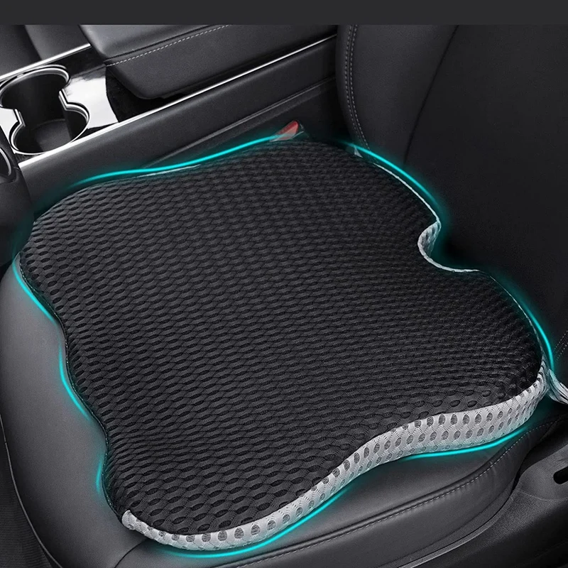 Car Seat Cushion For Sciatica Tailbone Pain Relief, Heightening Wedge Booster Seat Cushion For Short People Driving