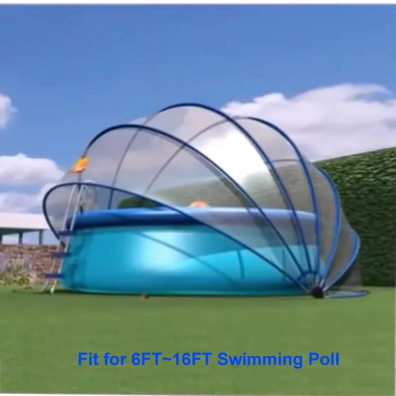 Wholesale durable pool dome outdoor kids pool safety cover factory manufactures a variety of sizes
