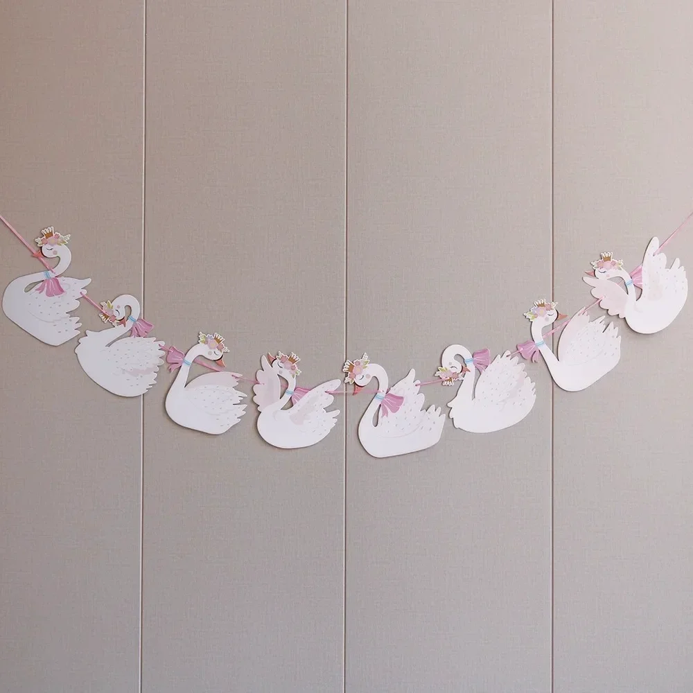 Drapeaux de bannière en papier fz élégants, guirxiété murale de chambre, accessoires photo pour enfants, anniversaire de fille, fête préChristophe, décoration de fête de mariage