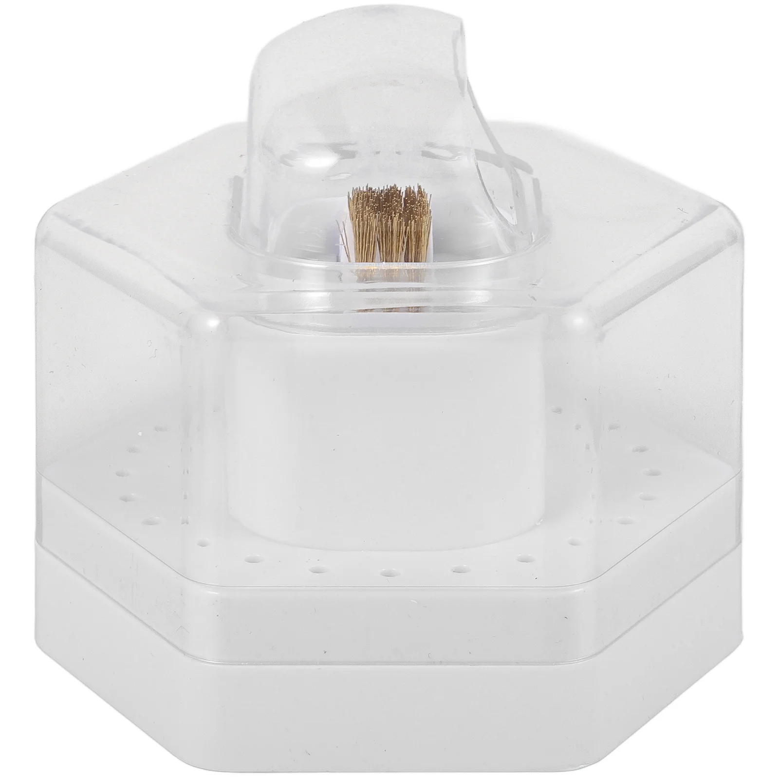 

Nail Drill Bit Organizer Manicure Tool Display Box Stylish Appearance Practical Durable Keep Desktop Clean Neat Organized