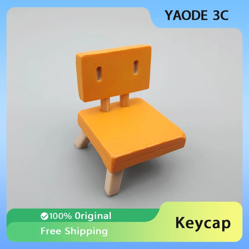 Pequena cadeira Resina Key Cap, 3D Criativo Keycap Artesanal, Acessório Teclado Mecânico Personalizado Presente, ZD Anime, Anime, Personalizado