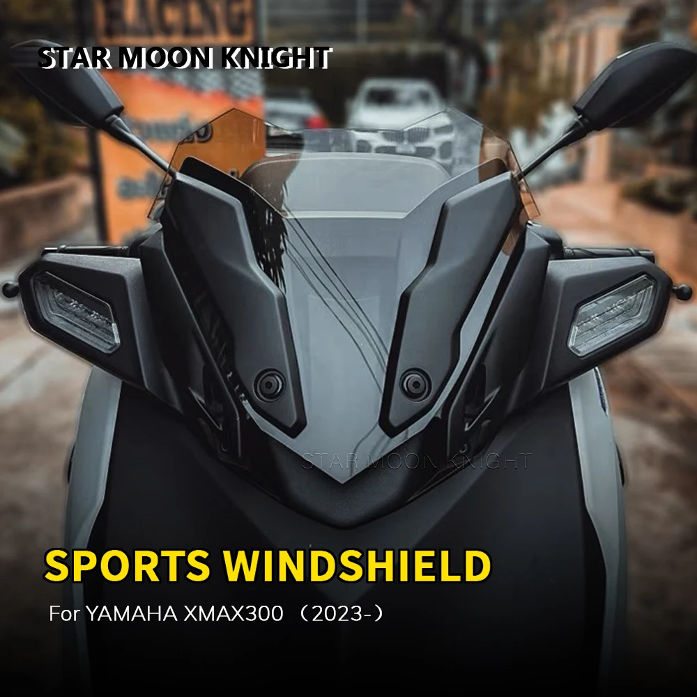 

For YAMAHA XMAX300 X-MAX 300 XMAX X MAX 2023 2024- Motorcycle Sports Visor Windshield Windscreen Wind Shield Deflectore Screen