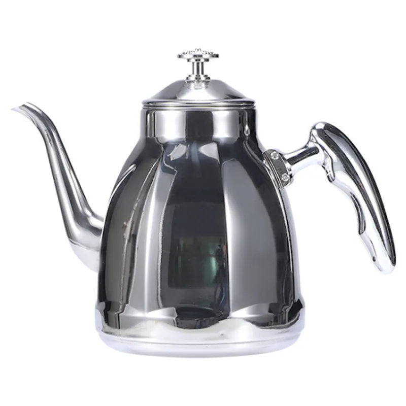 1.5L Stainless Steel Teapot with Filter Fit Electric Ceramic Cooktop and Gas Stove Hot Water Boiling Kettle for Home Kitchen