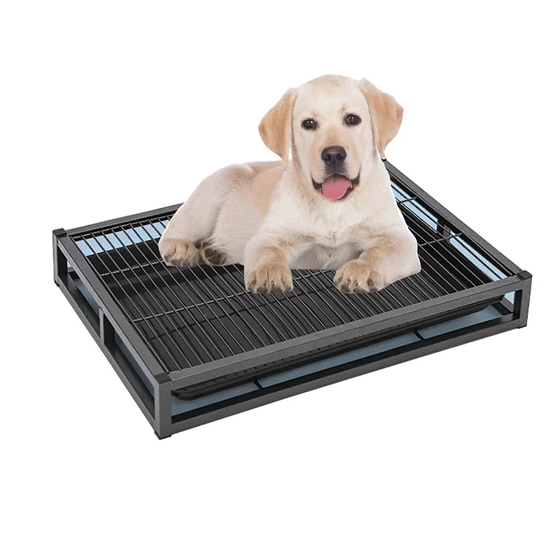 Dog Toilet Indoor Dog Litter Boxes Stainless Steel Toilets for Large Dogs Cleaning Training Puppy Toilets Washable Dogs Toilet