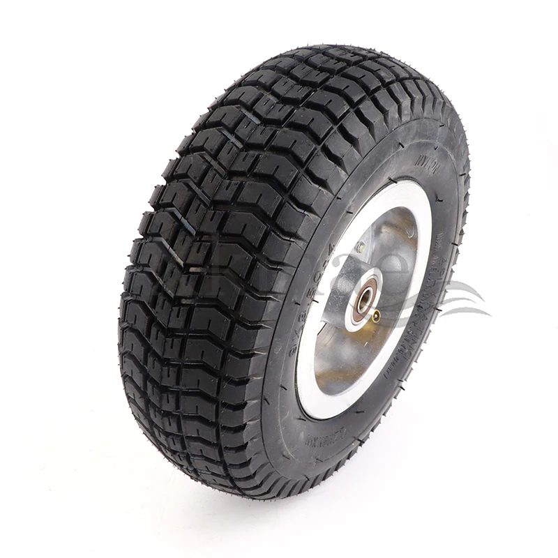 9 inch wheel 9x3.50-4 tires tyre Inner Tube and rim Combo for Gas Scooter Skateboard Pocket Bike Electric tricycle