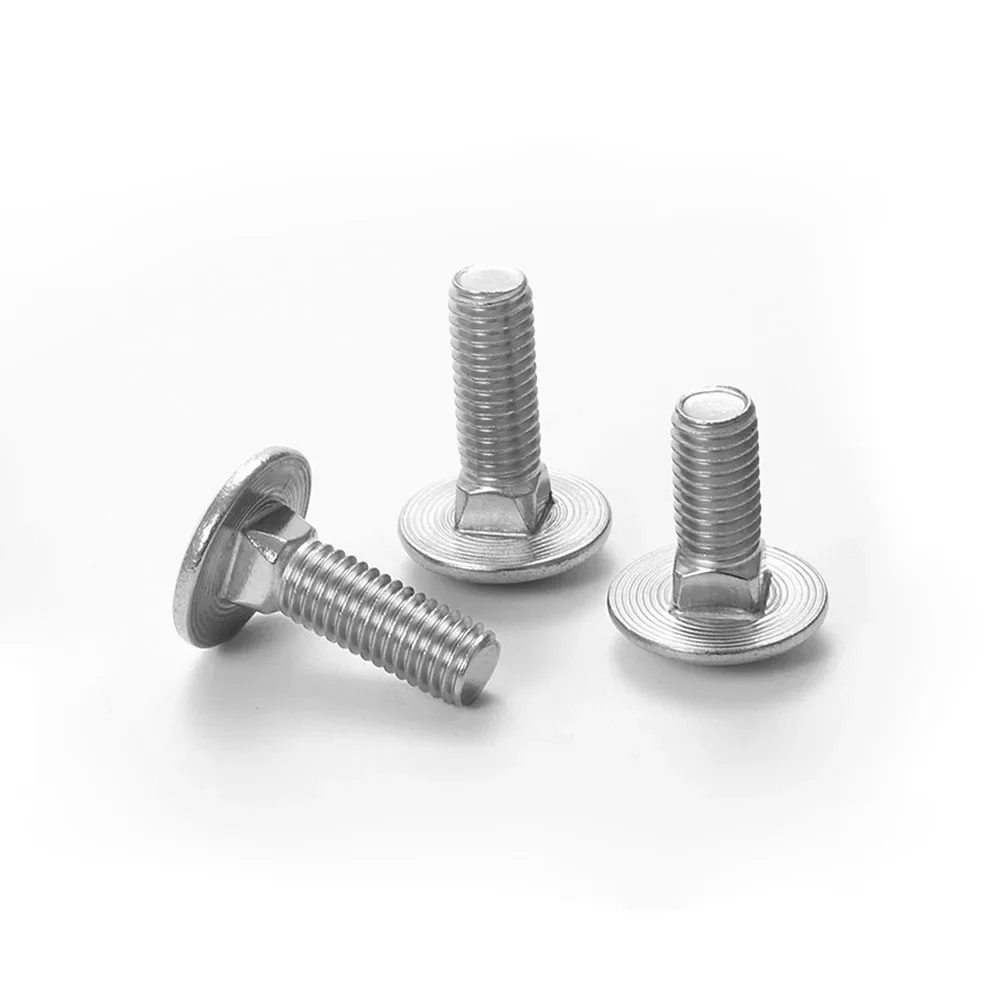 M6 M8 M10 M12 GB12 and DIN603 A2 304 Stainless Steel Truss Round Head Square Neck Carriage Bolt Coach Screw