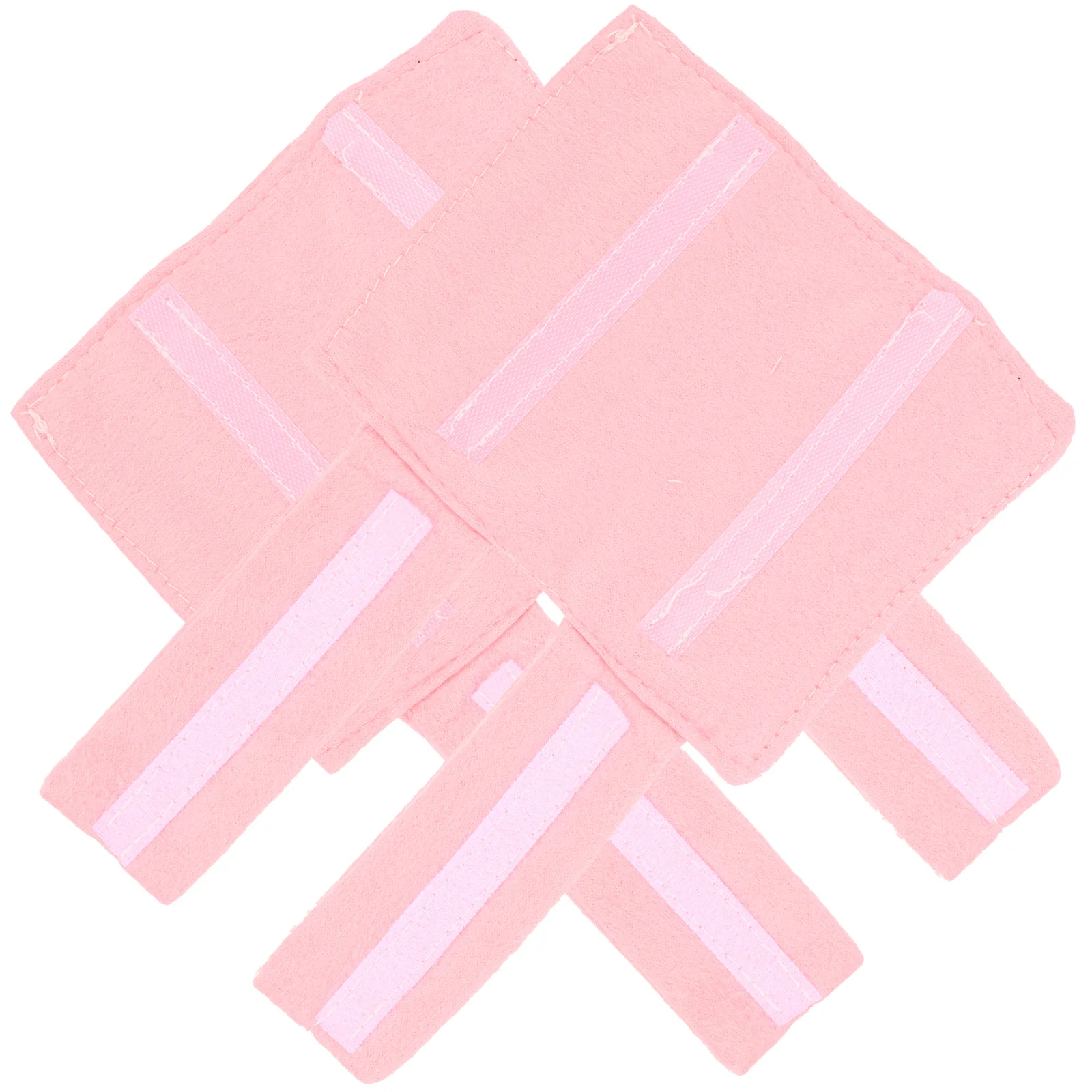 

2Pcs Bra Strap Cushion Postoperative Pink Fleece Grains Washable Reusable Belt Pad Chemotherapy Soft Durability Easy