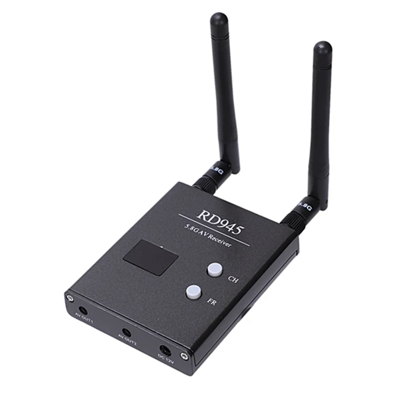 

B02B-FPV 5.8 GHz 48CH RD945 Diversity Receiver with A/V and Power Cables
