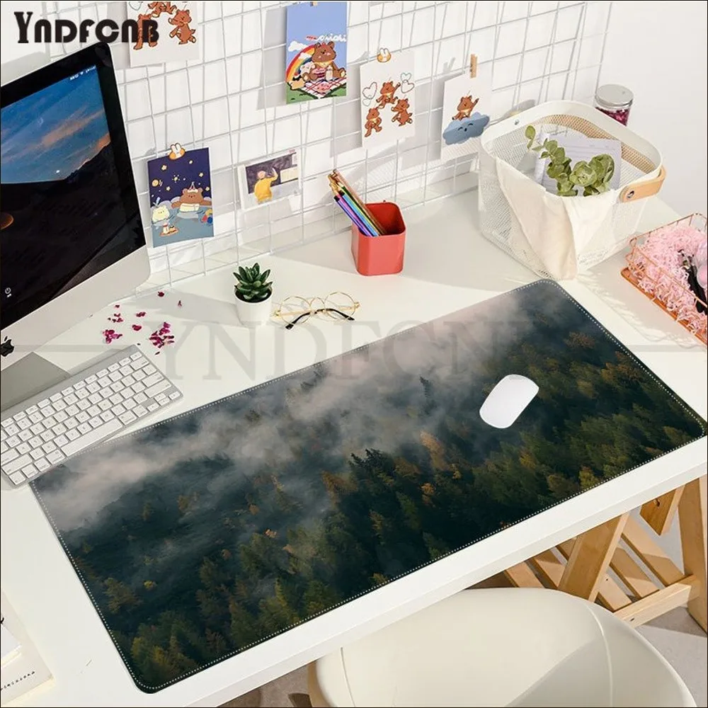 Mountain Forest Mousepad Hot Großes Gaming-Mauspad XL Rastkante Größe für Gaming World Of Tanks CS GO Zelda