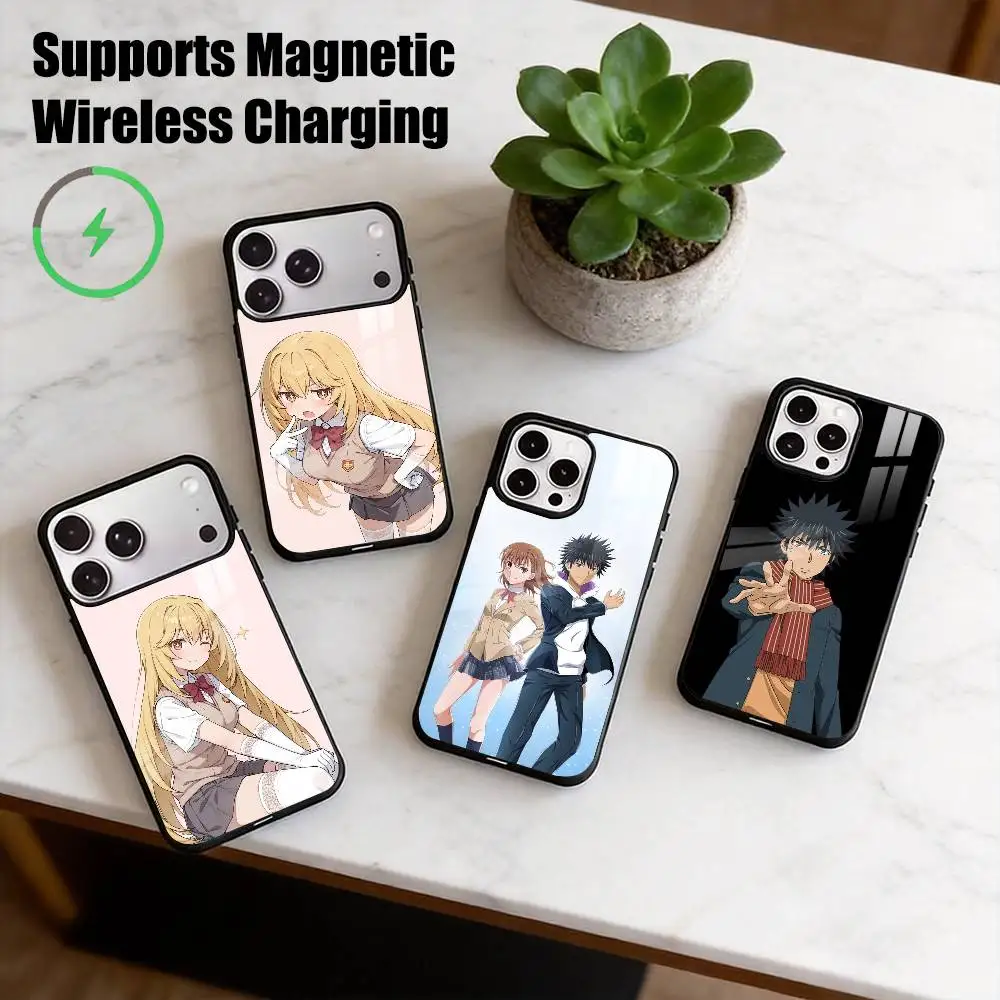 A Certain-N Magical Index  Phone Case For iPhone17,16,15,14,13,12,11 Plus,Pro Allows magnetic wireless charging Gift